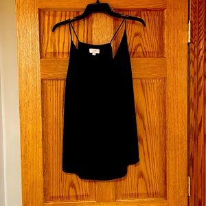 Loft black flowing spaghetti strap top